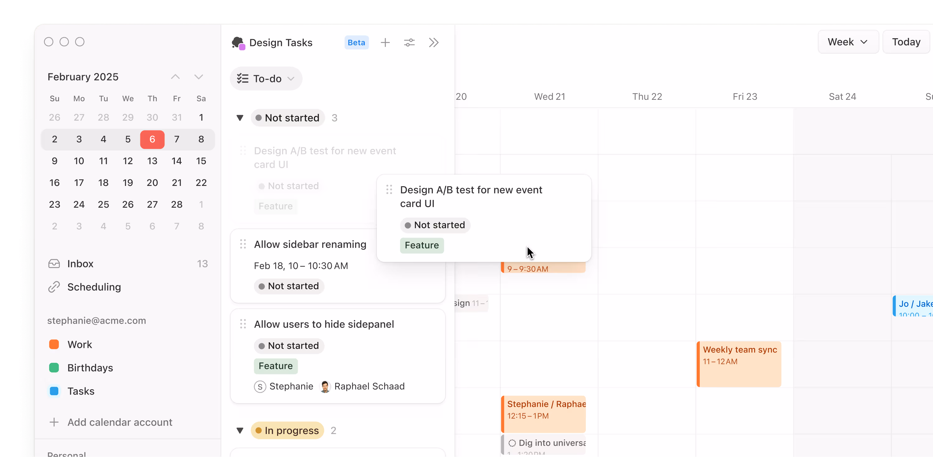 Notion Calendar integration