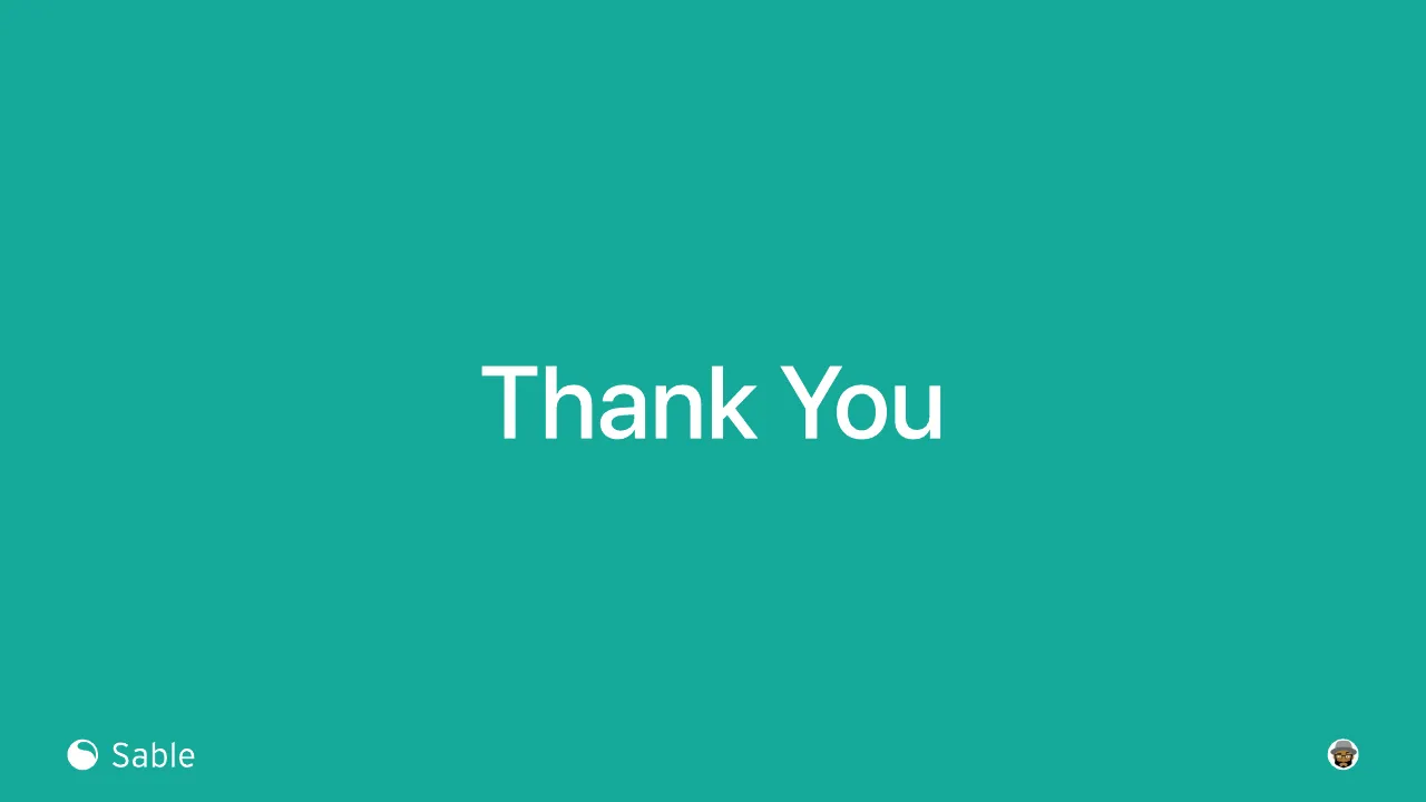 Slide 24 of 24. Thank you